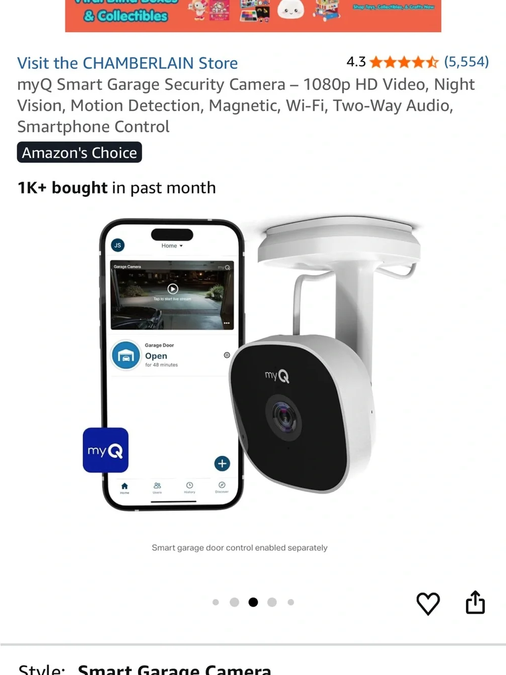 myQ Smart Camera
